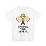Paddle Dink Repeat Basic T-Shirt - Unisex