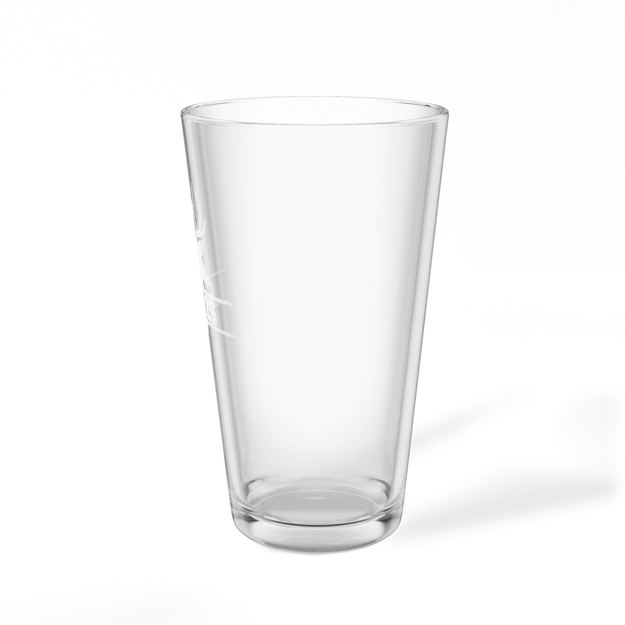 Deer Silhouette Name Personalized Engraved 16oz Pint Mixing Glass