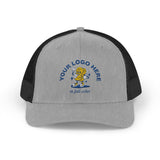 Embroidered Snapback Trucker Cap - Your Logo, Your Brand