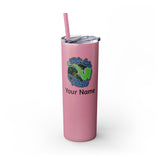 Skinny Steel Tumbler with Straw - 20oz - Big Lake Glass Pipe