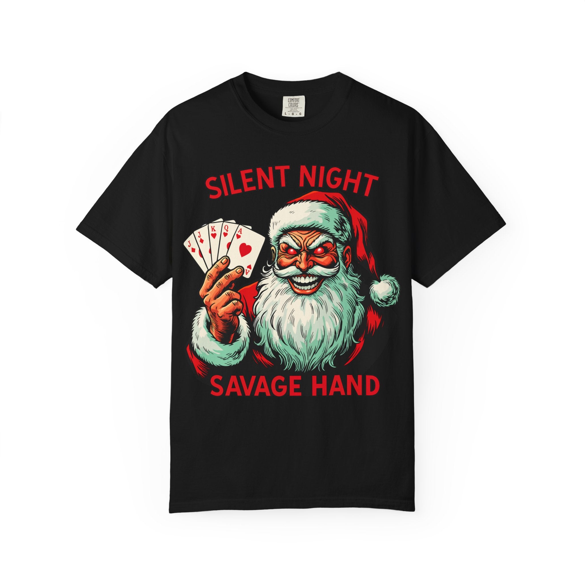 Silent Night Savage Hand Premium T-Shirt - Unisex
