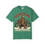 Squatchin Through The Snow Premium T-Shirt - Unisex