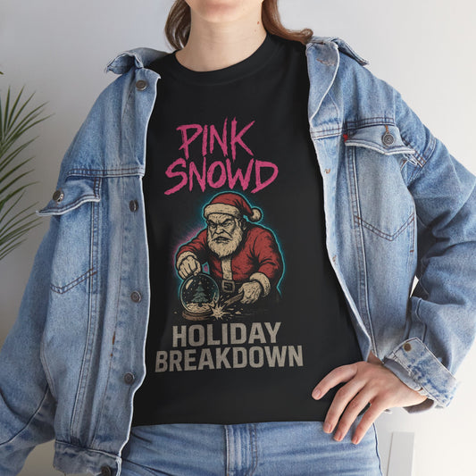 Pink Snowd Holiday Breakdown Firefly Basic T-Shirt - Unisex