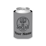 36 Social Logo 2 SL Can Cooler - Regular - Gray (Amaranth)