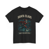 Santa Claus Run to the North Pole Firefly Basic T-Shirt - Unisex