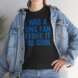 I Was a Lions Before It Was Cool Blue Basic T-Shirt - Unisex