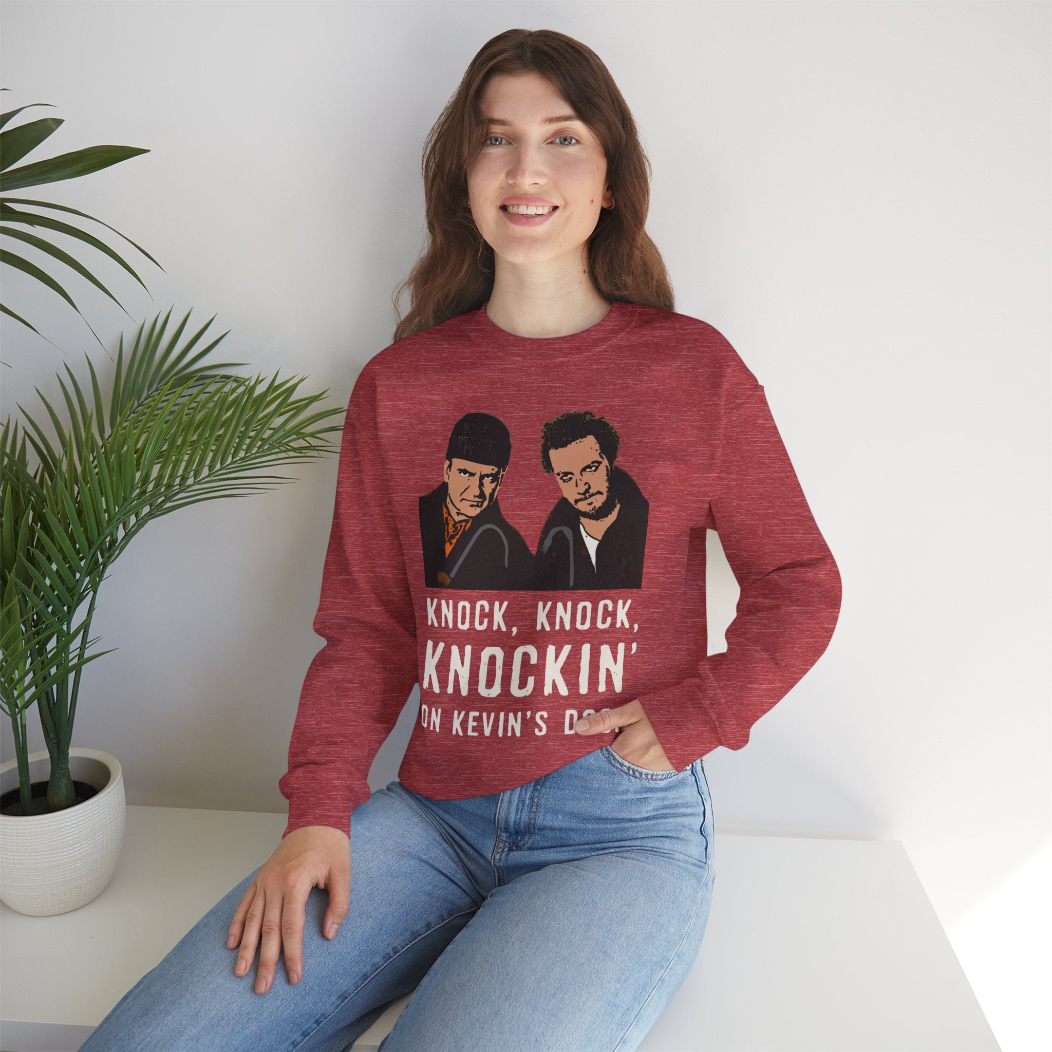 Knockin On Kevins Door Crewneck Sweatshirt - Unisex