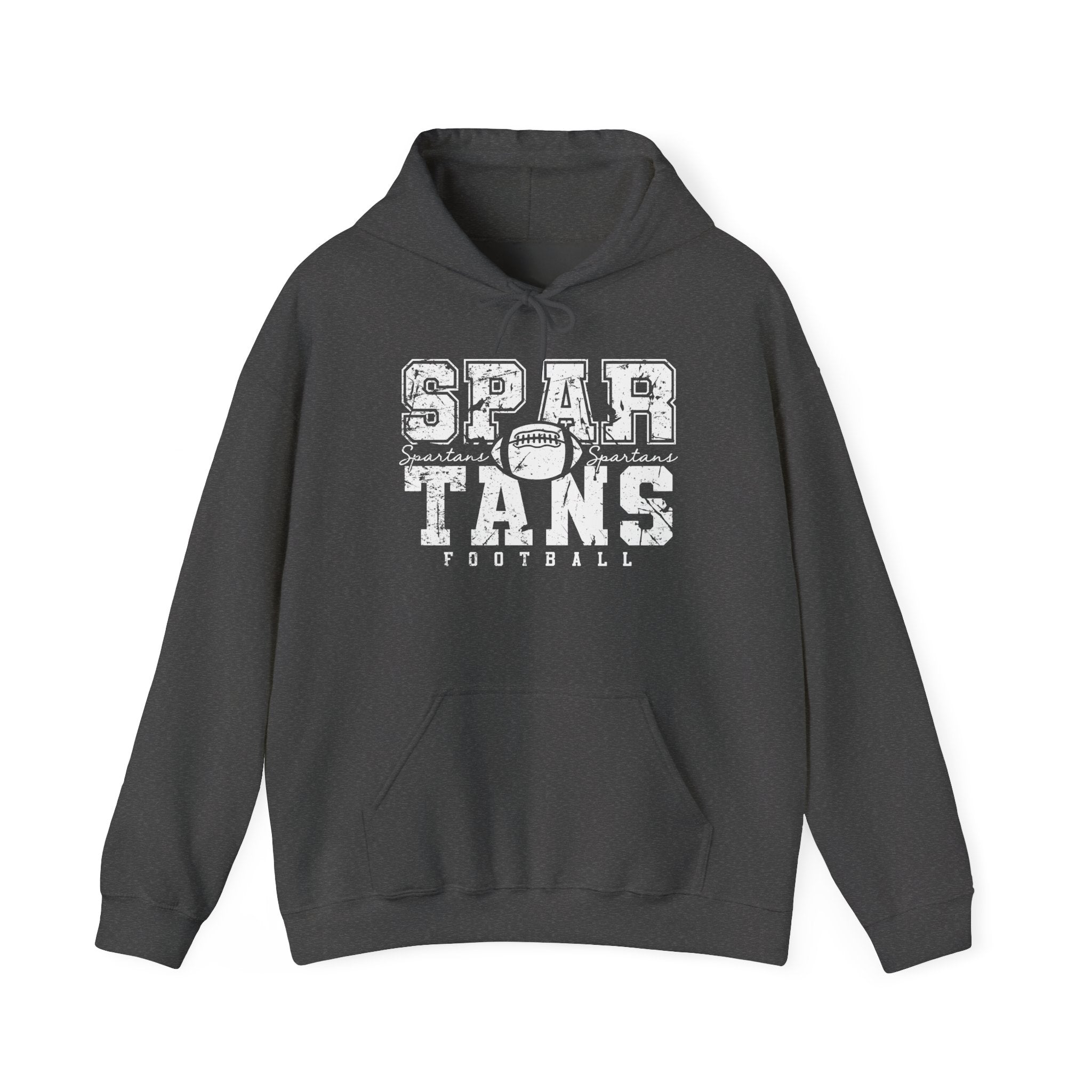 Spartans Football White Hoodie - Unisex