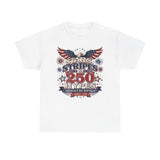 Stars Stripes Hypes 250th Anniversary Retro Patriotic Basic T-Shirt - Unisex