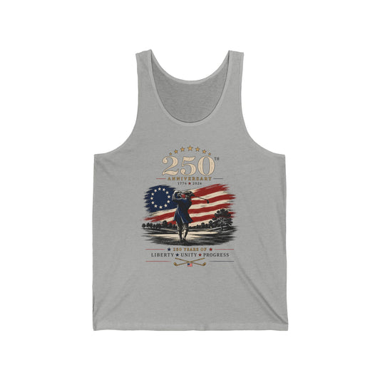Soldier Flag Salute 250th Anniversary Vintage Patriotic Americana Basic Tank Top - Unisex