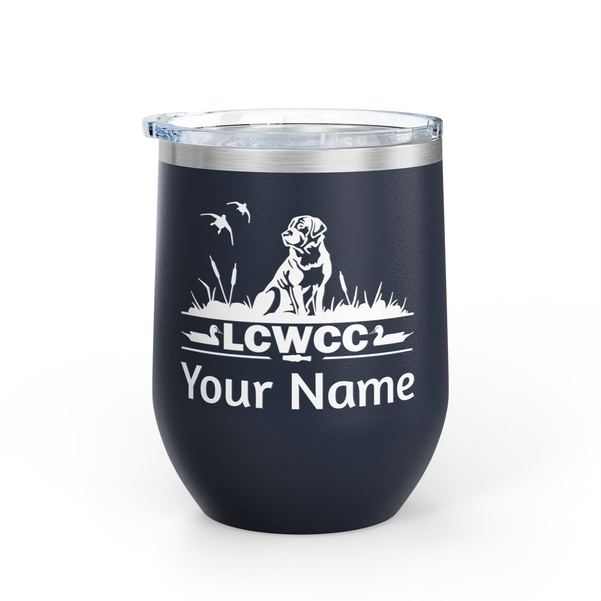LCWCC Dog Logo Wine Tumbler - 12oz