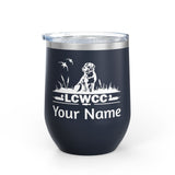 LCWCC Dog Logo Wine Tumbler - 12oz