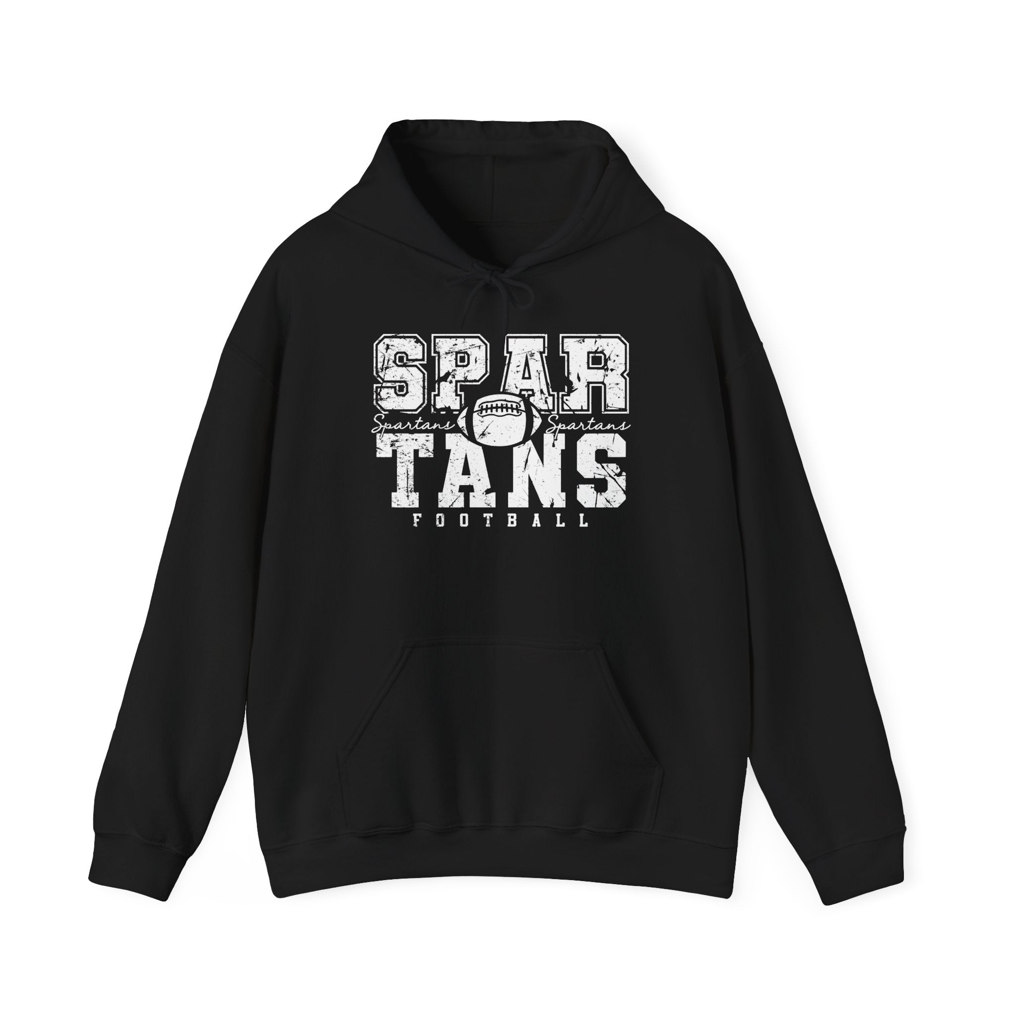 Spartans Football White Hoodie - Unisex