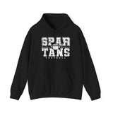 Spartans Football White Hoodie - Unisex