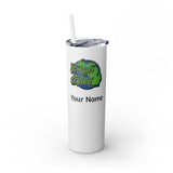Skinny Steel Tumbler with Straw - 20oz - Big Lake Glass