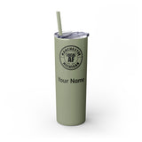 Manchester Local AF Skinny Steel Tumbler with Straw - 20oz