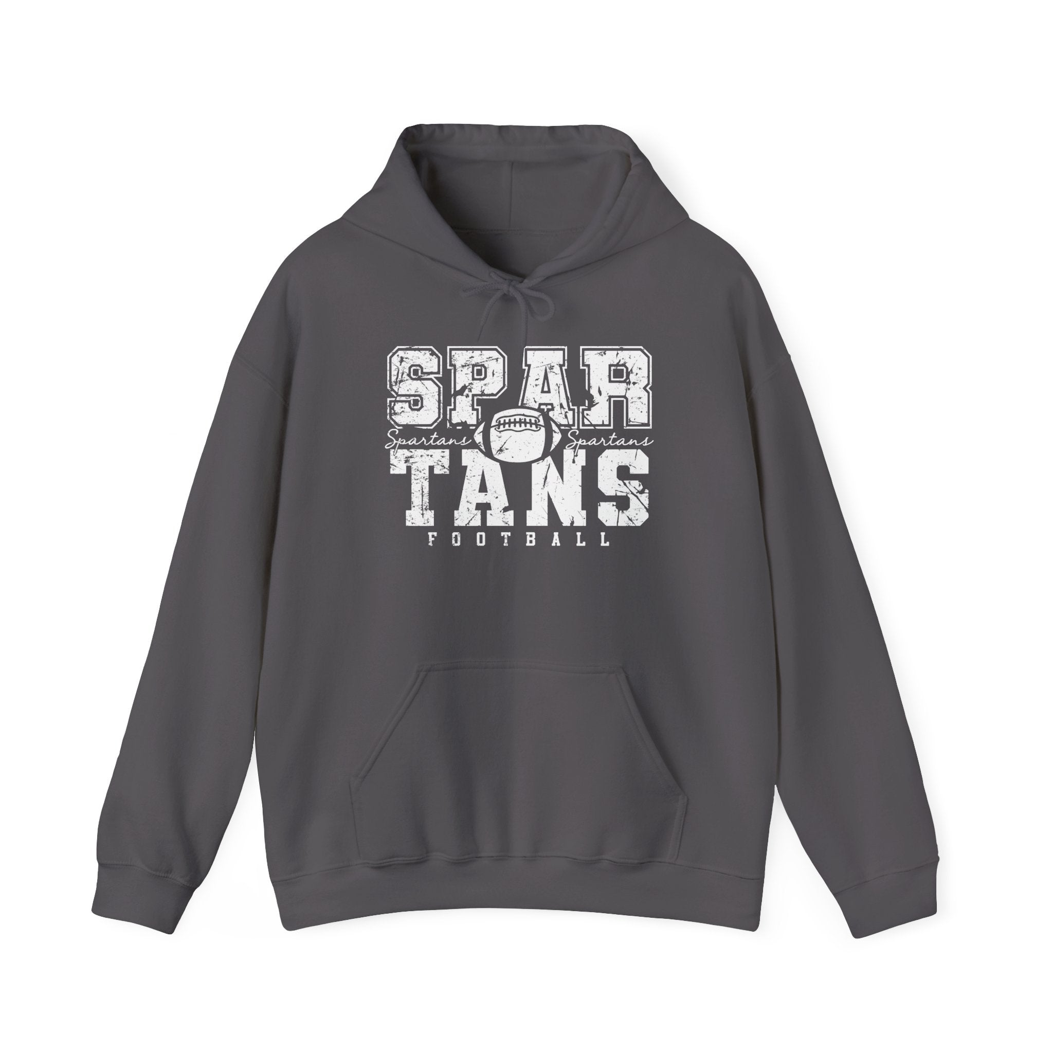 Spartans Football White Hoodie - Unisex