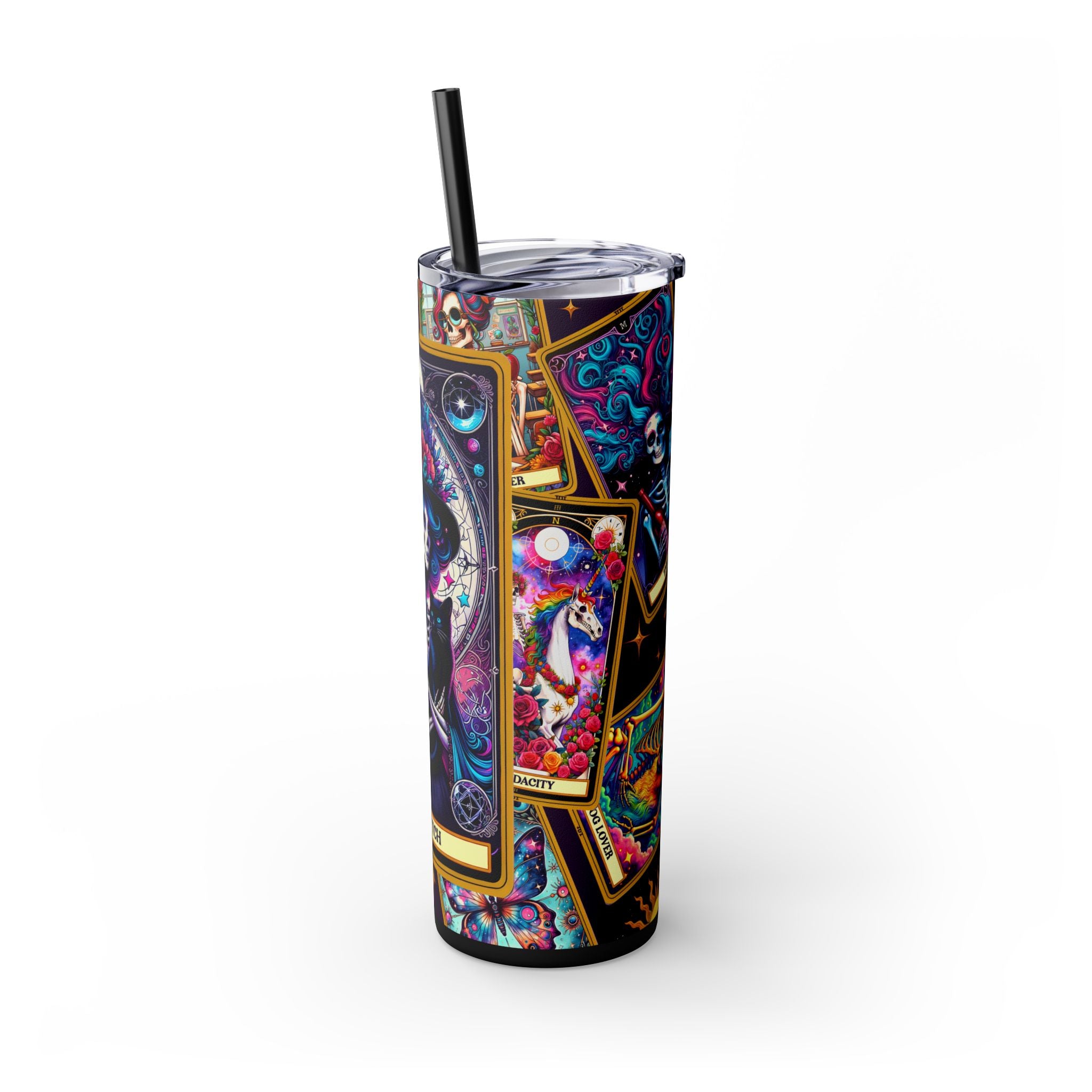 The Witch 1 Skinny Steel Tumbler with Straw, 20oz