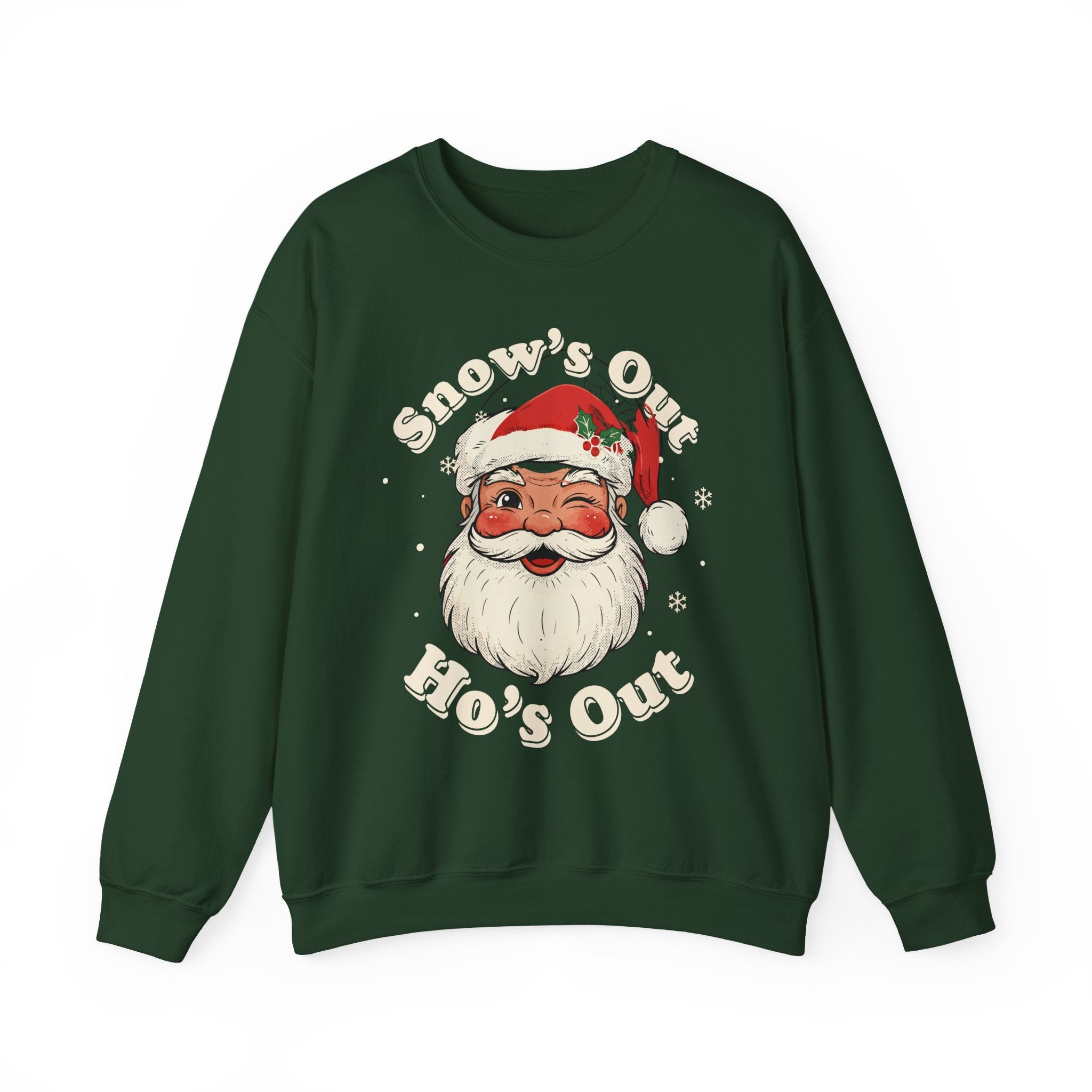Snows Out Hos Out Crewneck Sweatshirt - Unisex