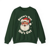 Snows Out Hos Out Crewneck Sweatshirt - Unisex