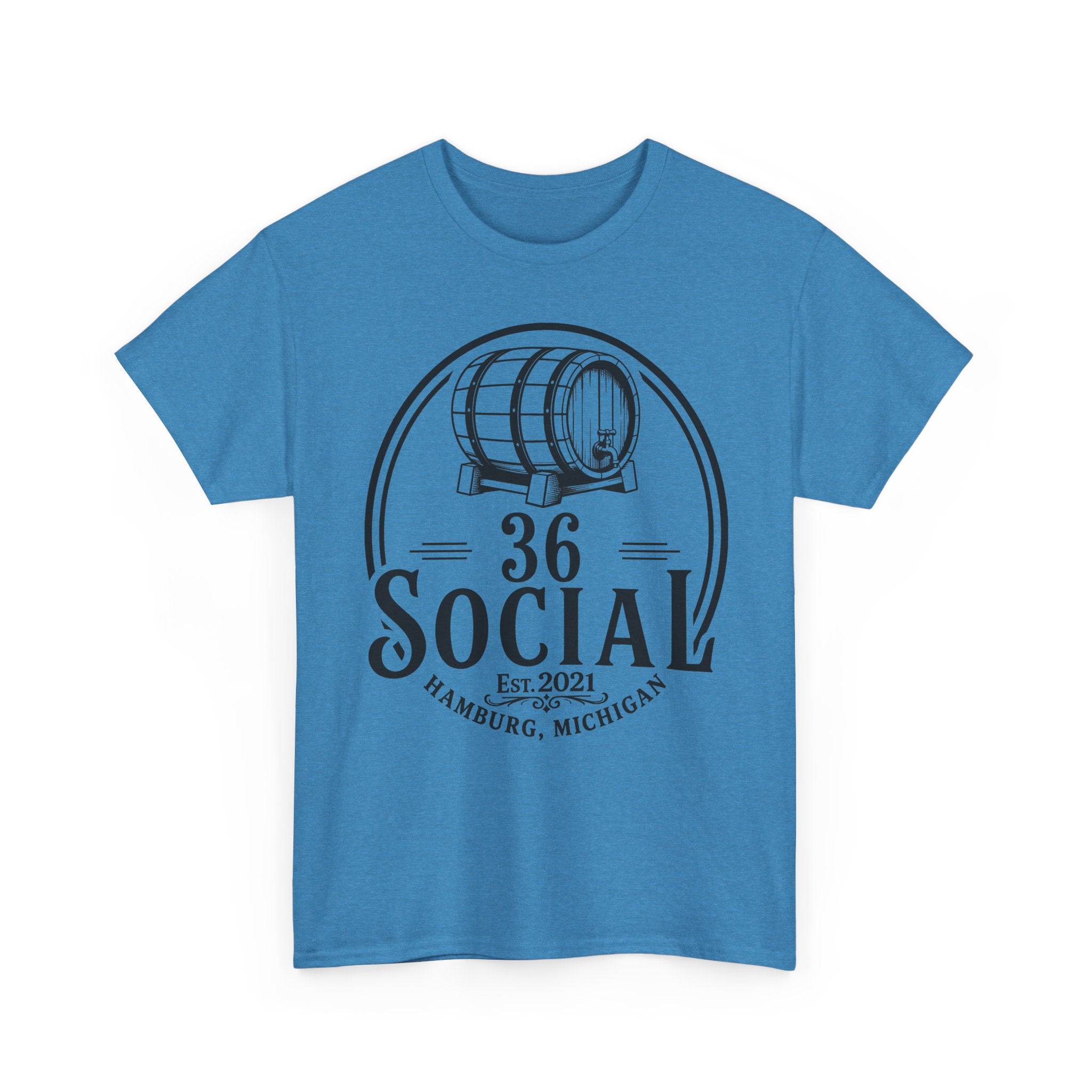 36 Social Logo 2 Black SL Basic T-Shirt - Unisex