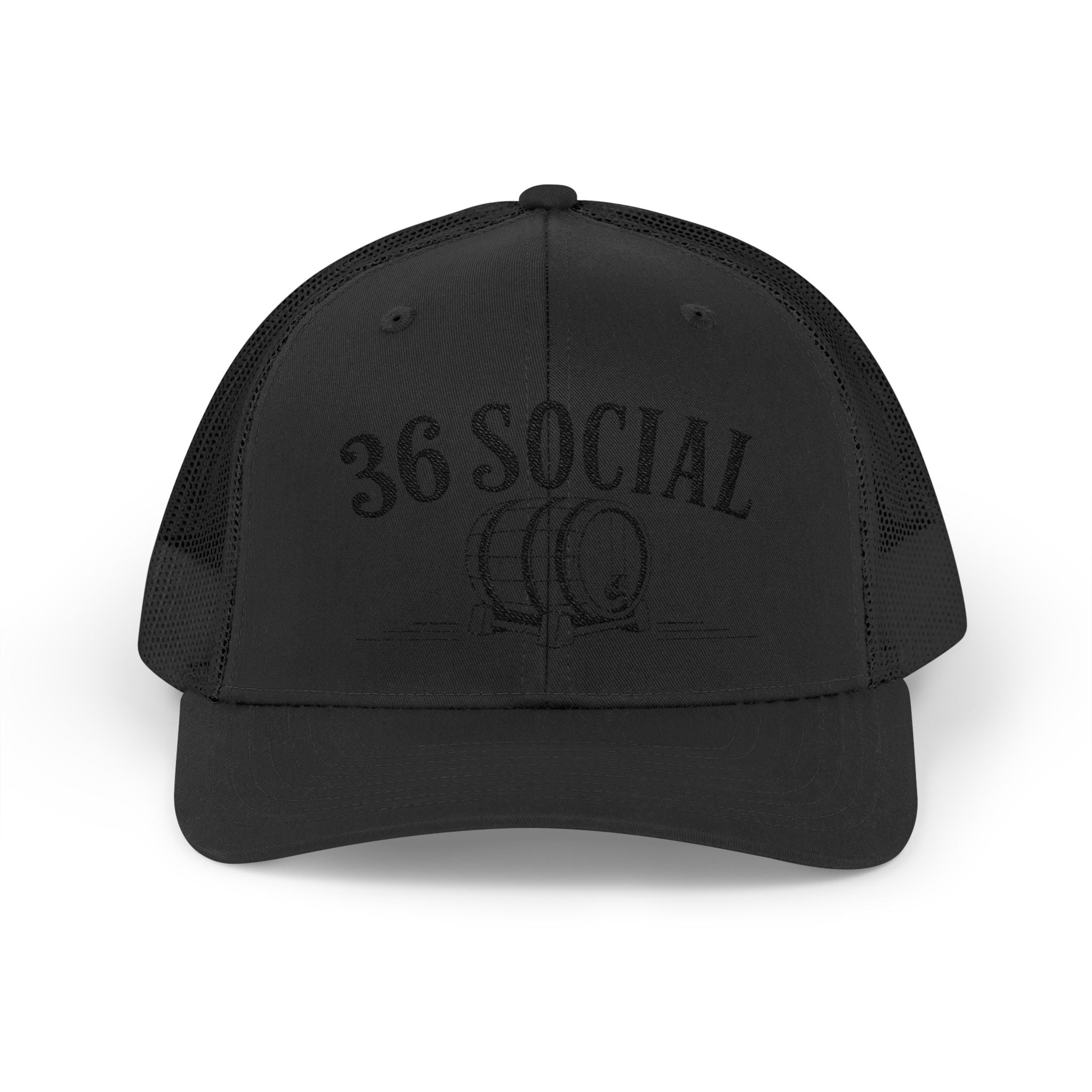 Snapback Trucker Cap - Embroidered - 36 Social