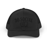 Snapback Trucker Cap - Embroidered - 36 Social