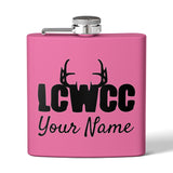 LCWCC Rack Logo Flask - 6oz