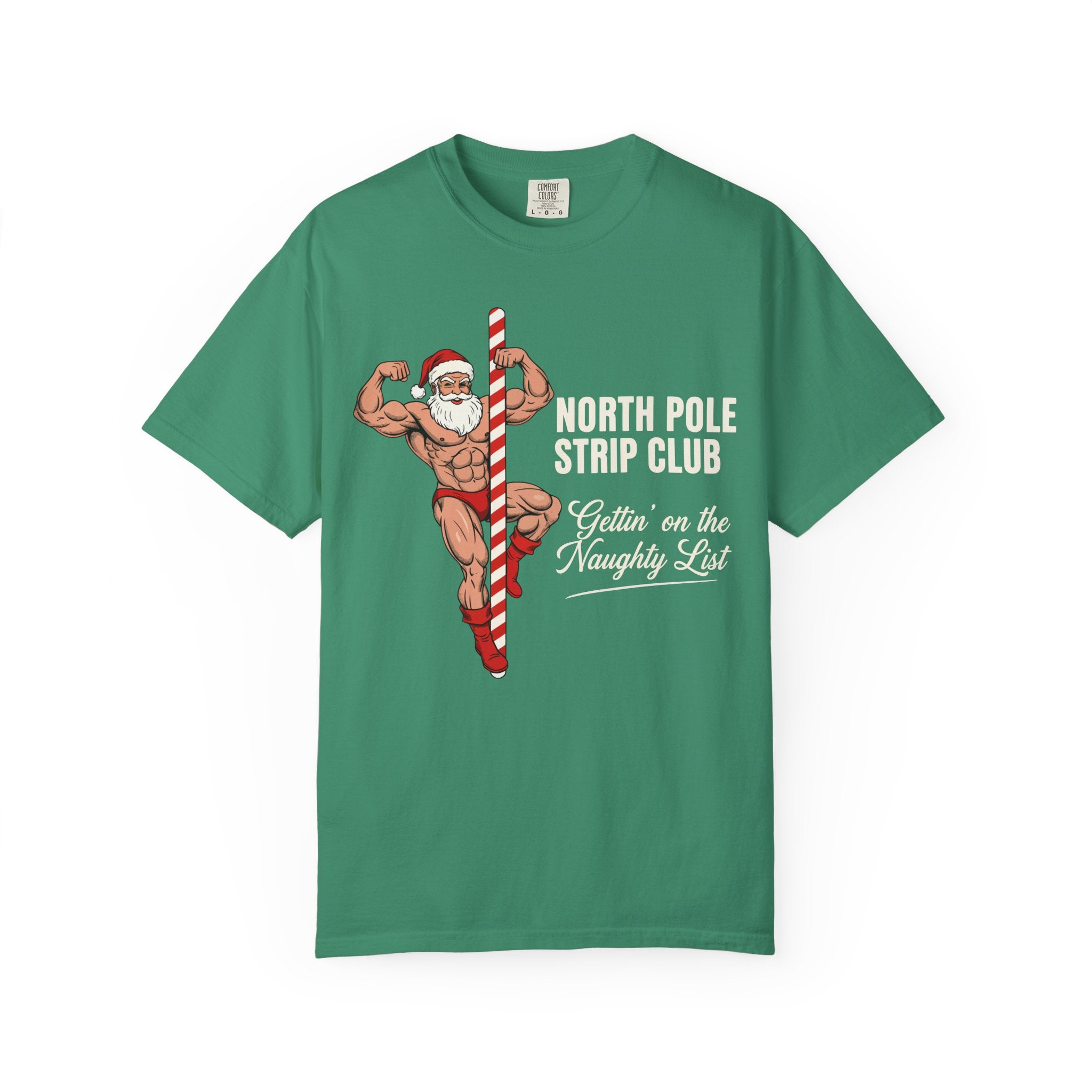 North Pole Strip Club Gettin On The Naughty List Premium T-Shirt - Unisex