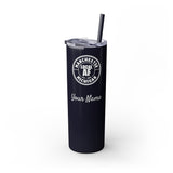 Manchester Local AF Skinny Steel Tumbler with Straw - 20oz