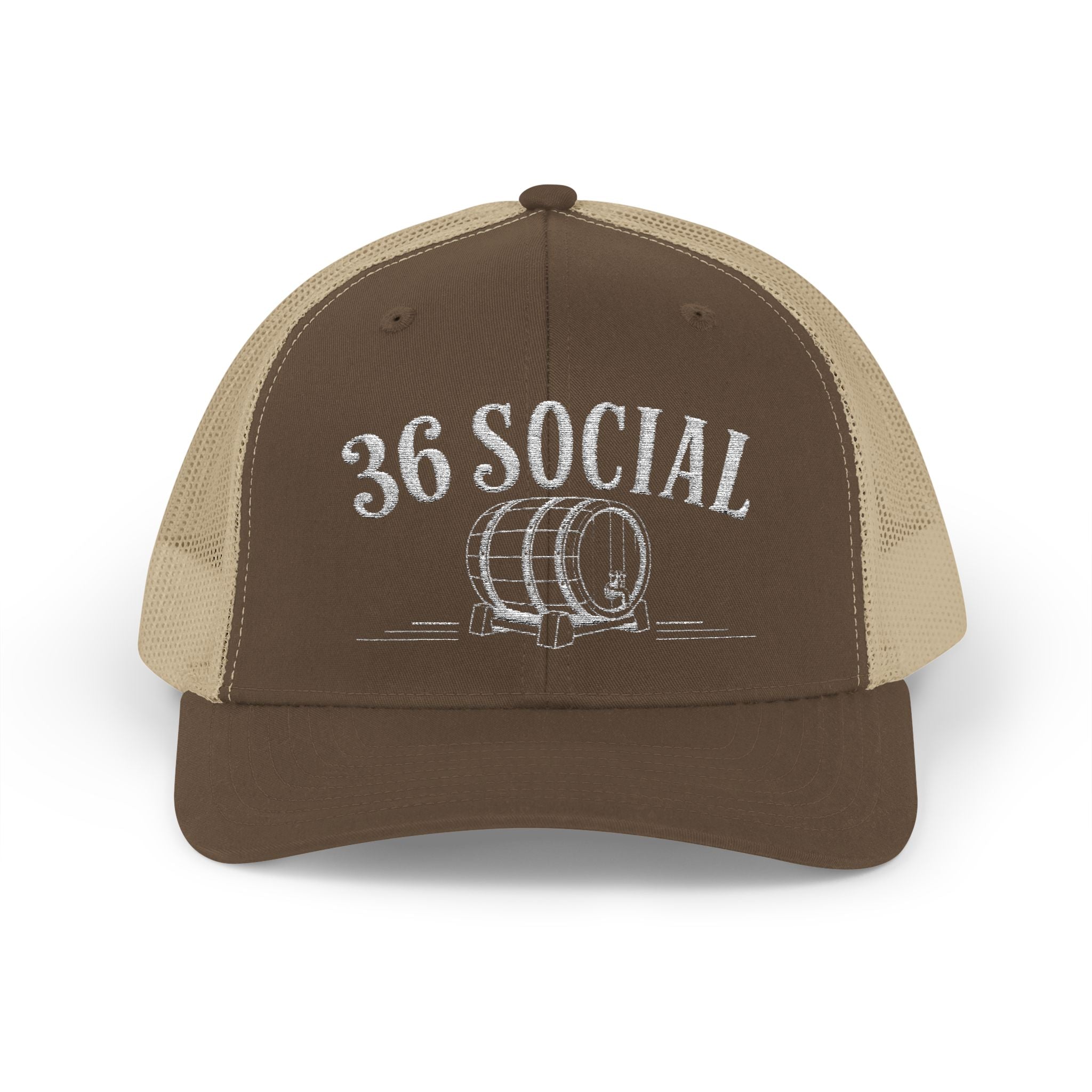 Snapback Trucker Cap - Embroidered - 36 Social