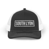 South Lyon Bold & Square White Embroidery Trucker Cap