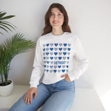 Detroit Hearts Crewneck Sweatshirt - Unisex