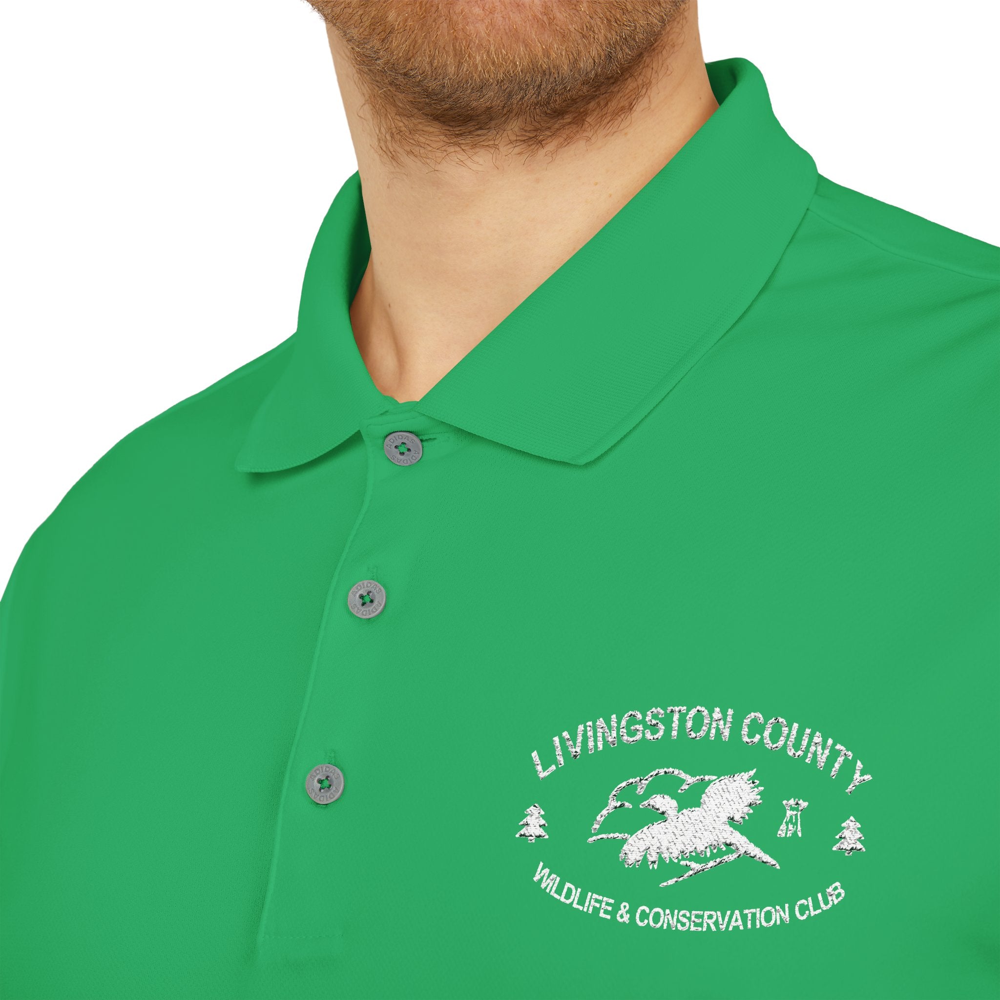 LCWCC Original Logo - Adidas Unisex Performance Polo (Embroidery)