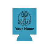 36 Social Logo 2 SL Can Cooler - Regular - Turquoise (Amaranth)