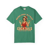 Holiday Spirit In A Glass Cocktails Premium T-Shirt - Unisex