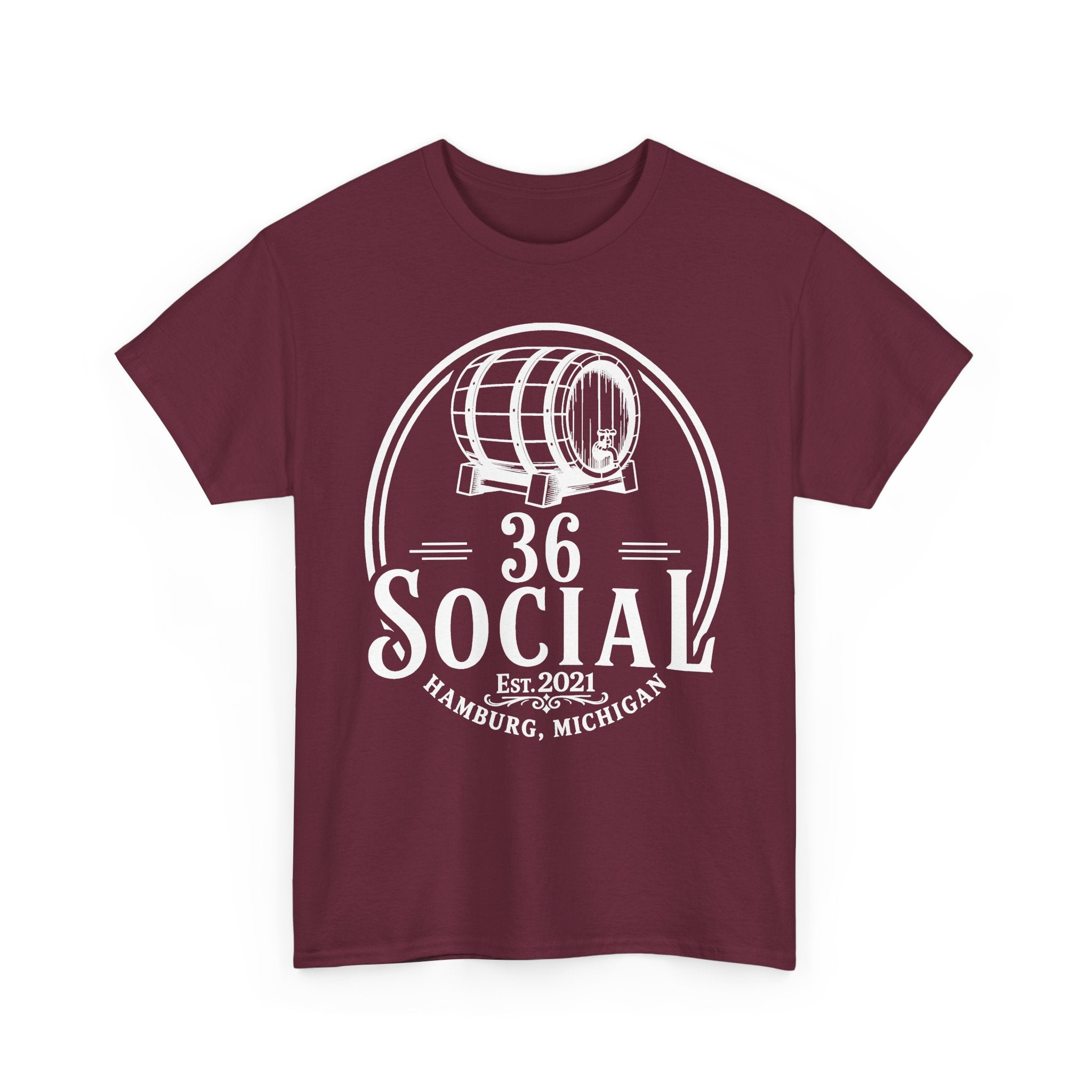 36 Social Logo 2 Black SL Basic T-Shirt - Unisex