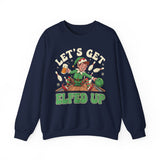 Lets Get Elfed Up Crewneck Sweatshirt - Unisex