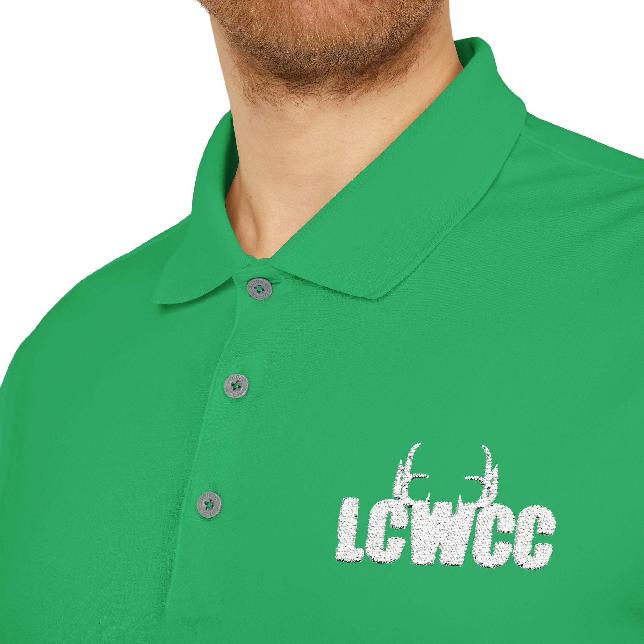 LCWCC Rack Logo Adidas Unisex Performance Polo (Embroidery)