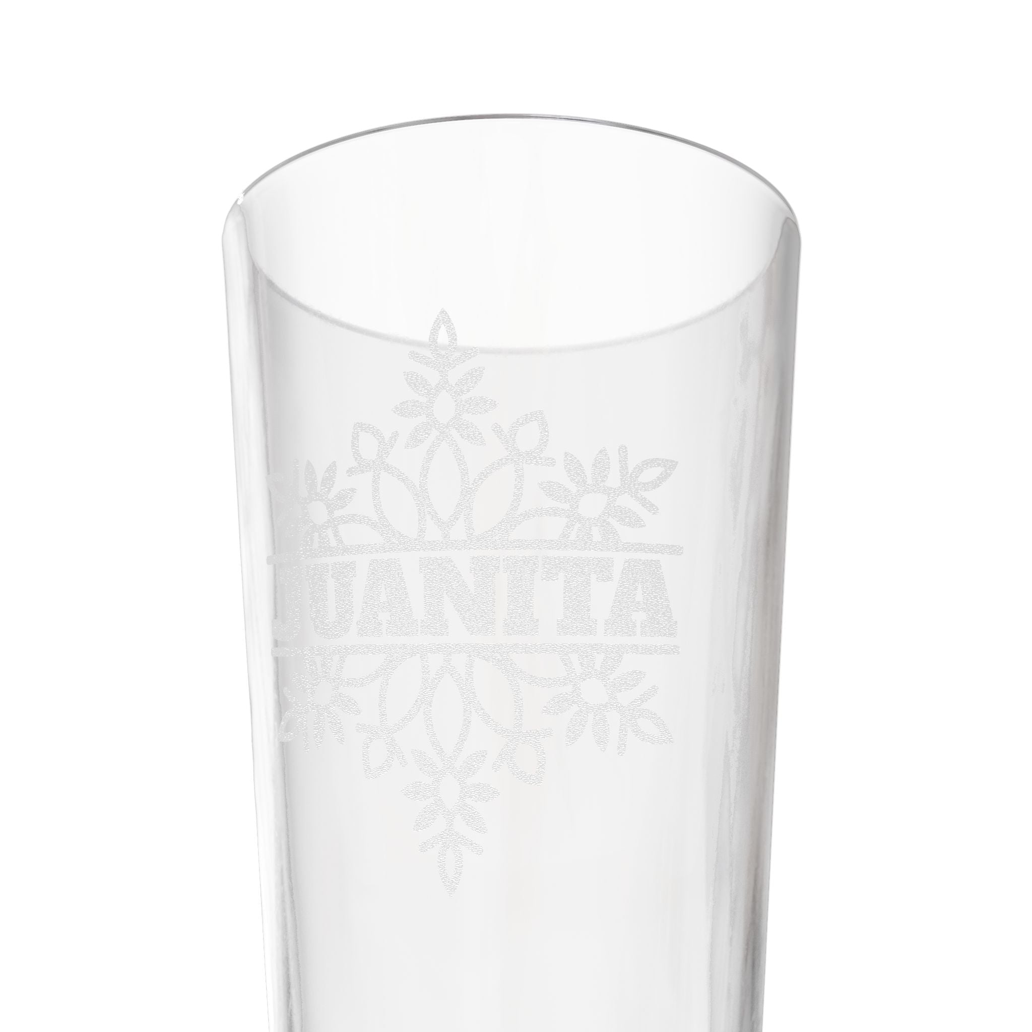 Snowflake Name Personalized Engraved 16oz Pint Mixing Glass