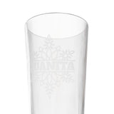 Snowflake Name Personalized Engraved 16oz Pint Mixing Glass