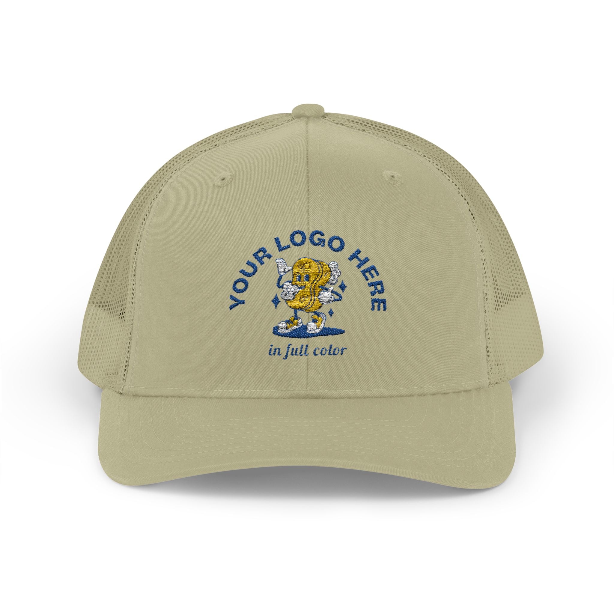 Embroidered Snapback Trucker Cap - Your Logo, Your Brand