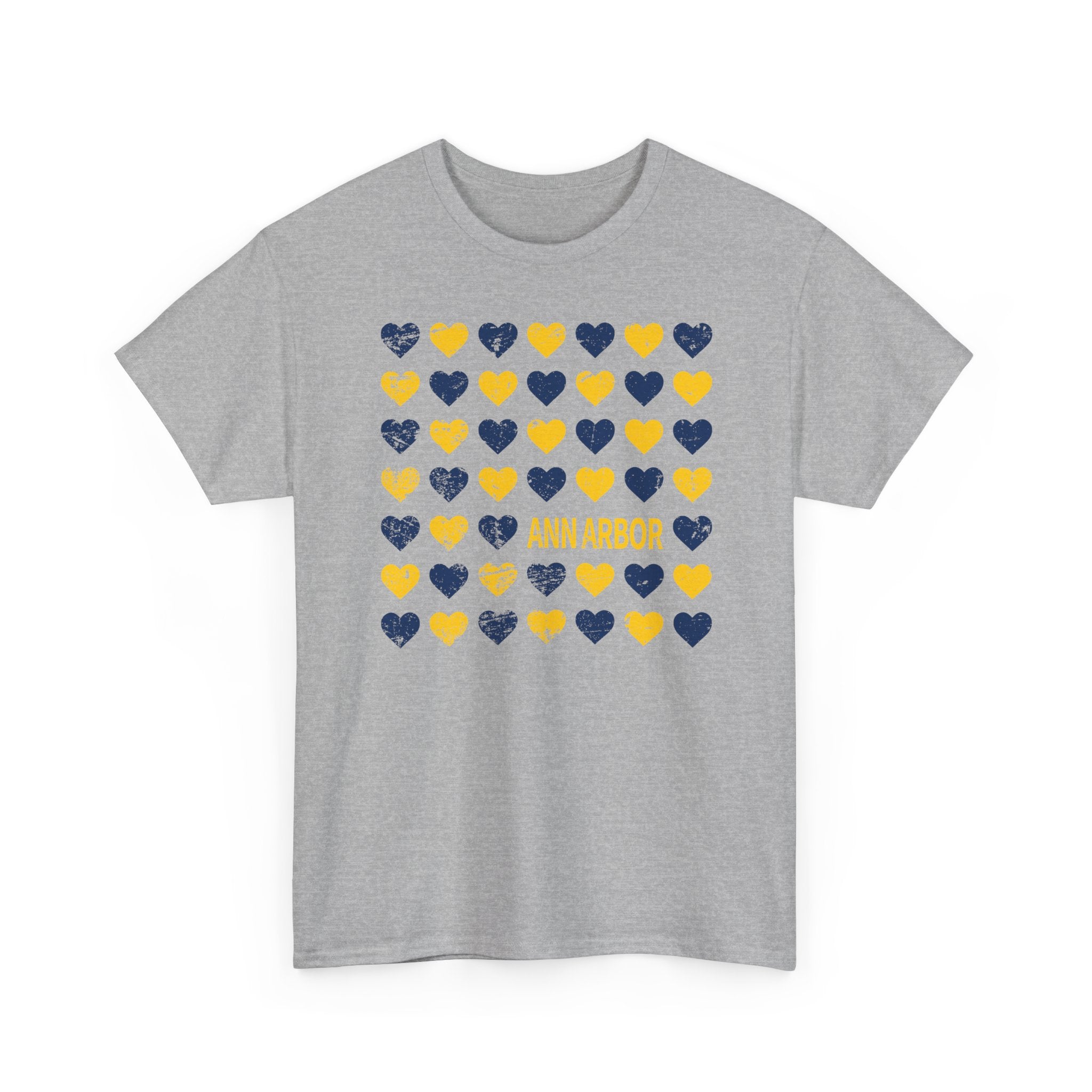 Wolverines Hearts Basic T-Shirt - Unisex