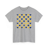 Wolverines Hearts Basic T-Shirt - Unisex
