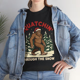 Squatchin Through The Snow Basic T-Shirt - Unisex