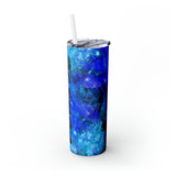 Galaxy Personalized Skinny Steel Tumbler with Straw, 20oz