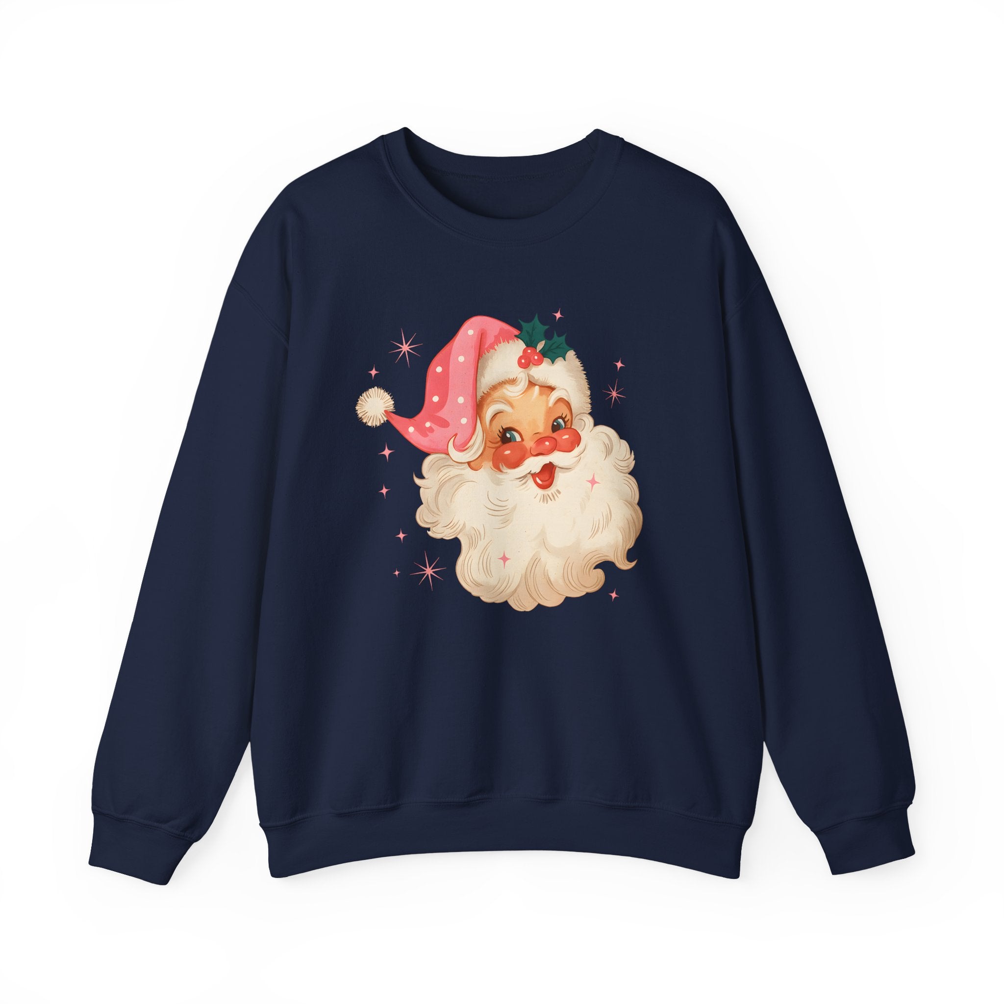 Pink Santa Crewneck Sweatshirt - Unisex
