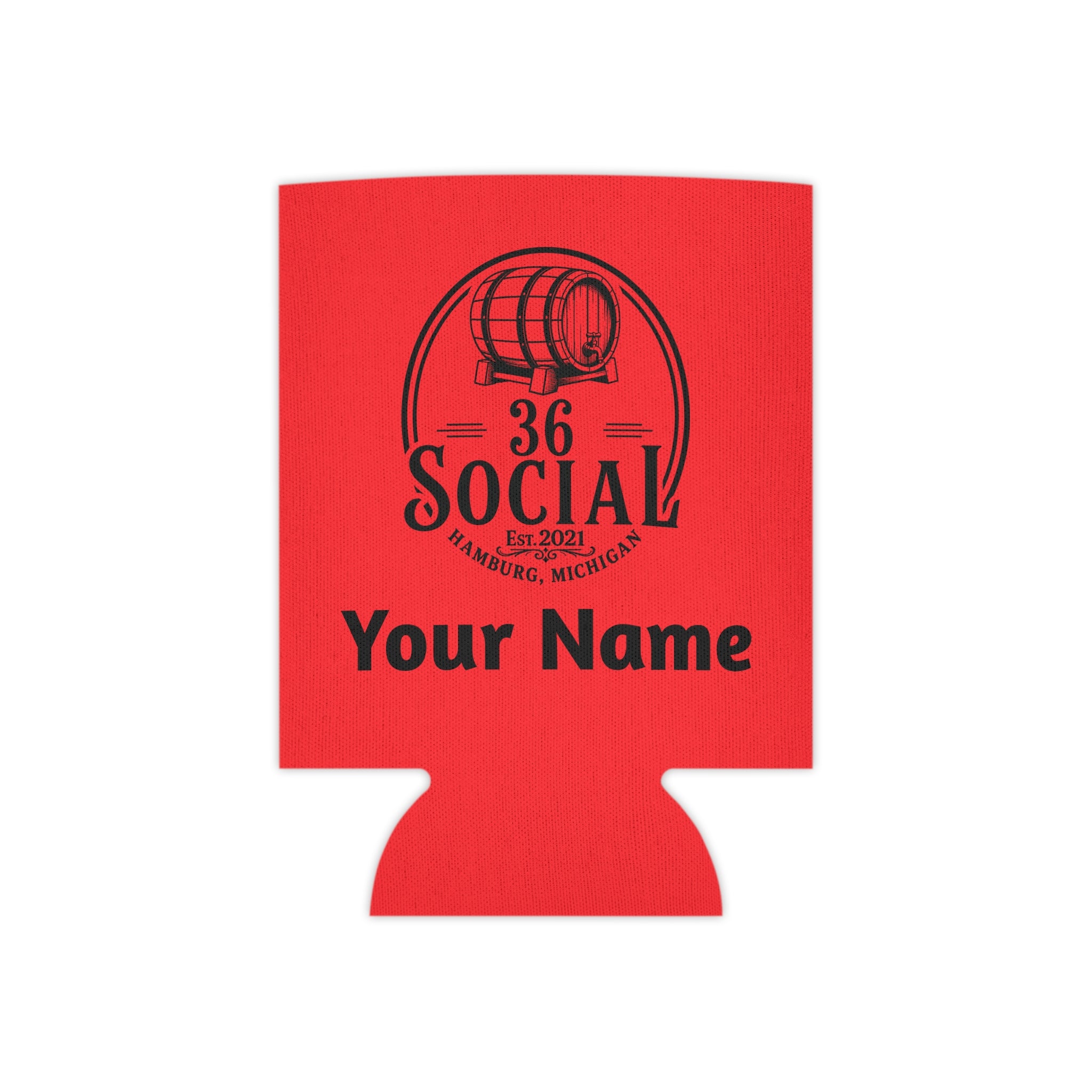 36 Social Logo 2 SL Can Cooler - Regular - Red (Amaranth)