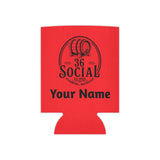 36 Social Logo 2 SL Can Cooler - Regular - Red (Amaranth)