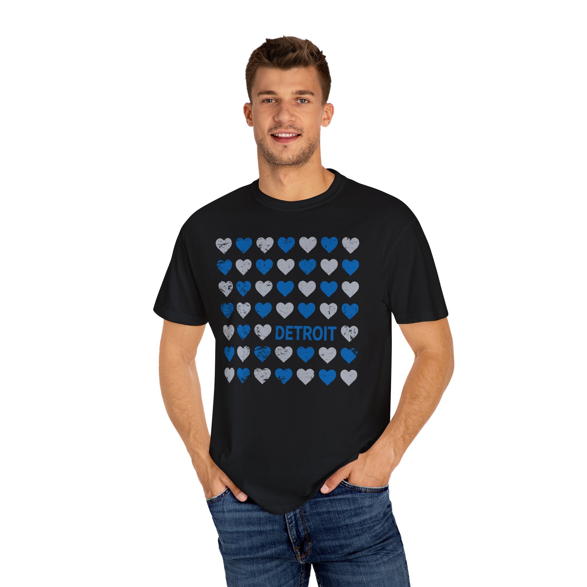 Detroit Hearts Premium T-Shirt - Unisex